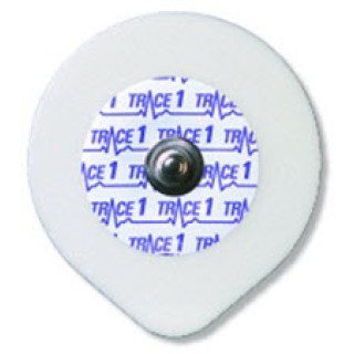 Electrode ECG Holter Stress Foam Solid Gel Eyeball Shape, 50mm, Helps Eliminate Artifacts TRACE1™ Latex-Free by Nikomed U.S.A., Inc.  ID 2010